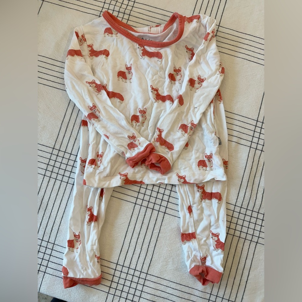 Kyte baby corgi toddler PJs